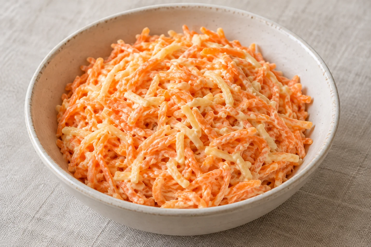 Морковь с сыром и чесноком
