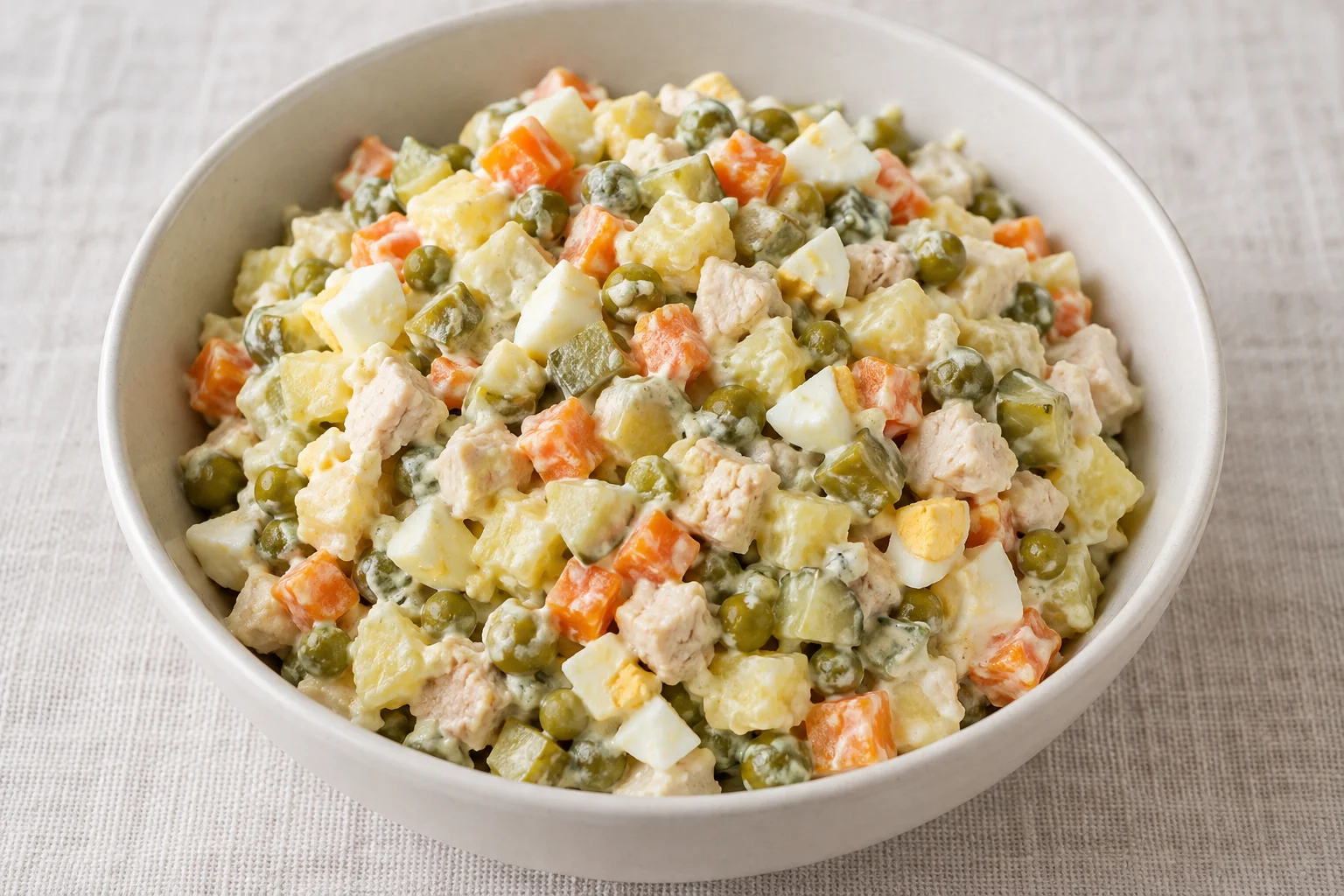 Оливье с курицей