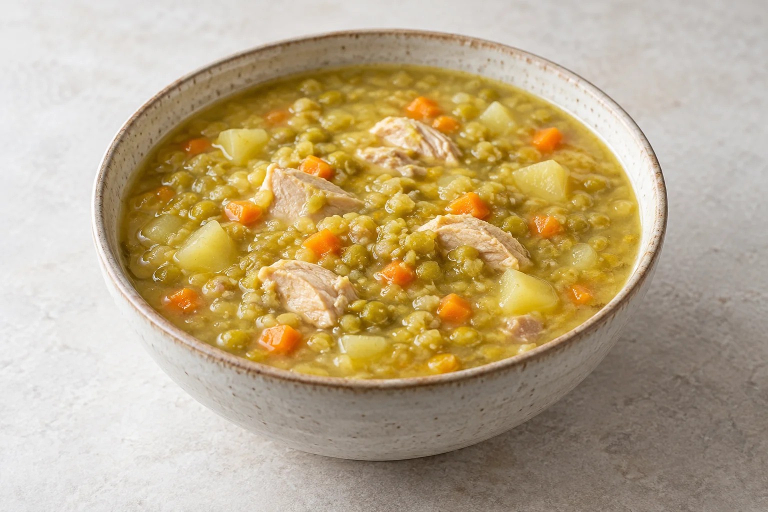 Гороховый суп с курицей